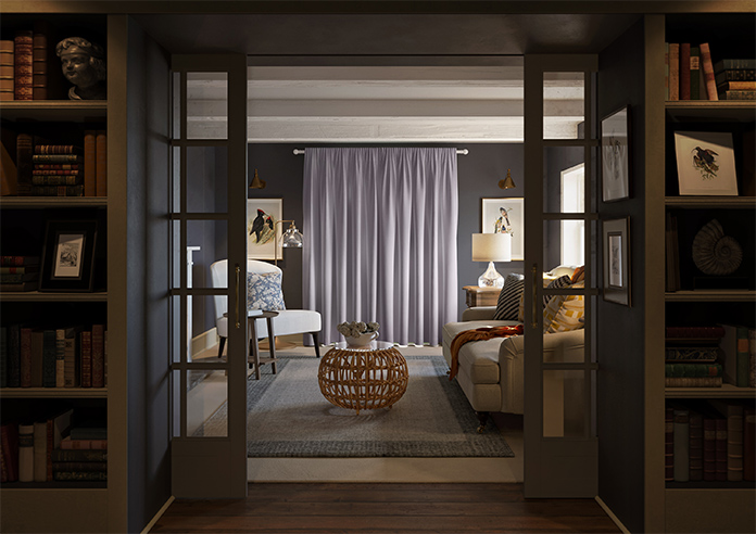 Menton, Pearl Violet - Made to Measure Curtains - Image 15